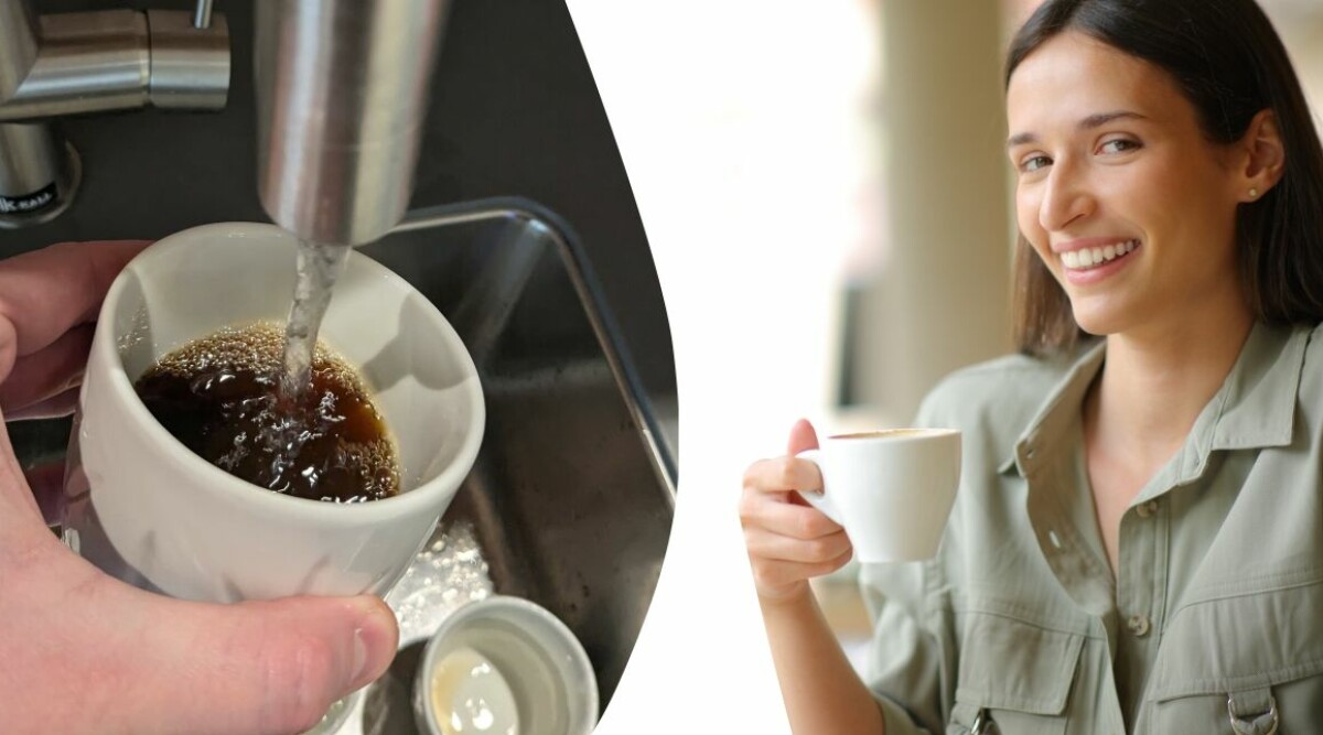 Därför ska du alltid hälla en skvätt vatten i ditt kaffe – knepet som förvånade mina kollegor