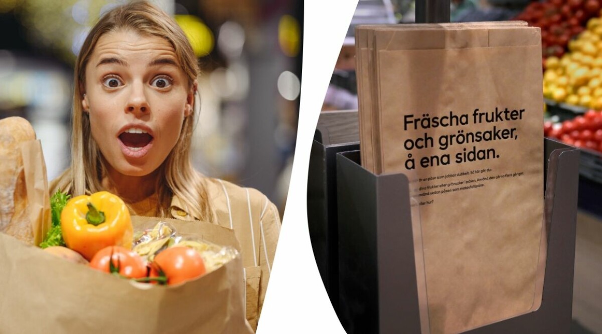 Därför ska du inte lägga frukt och grönt i papperspåsarna – gör detta istället