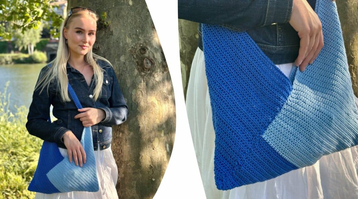 Virka en trendig axelbandsväska – snabbt och enkelt