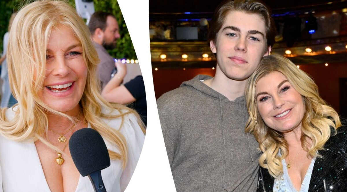 Pernilla Wahlgrens stora lycka – yngsta sonen Theo blir först i familjen: ”Jag kommer gråta floder”