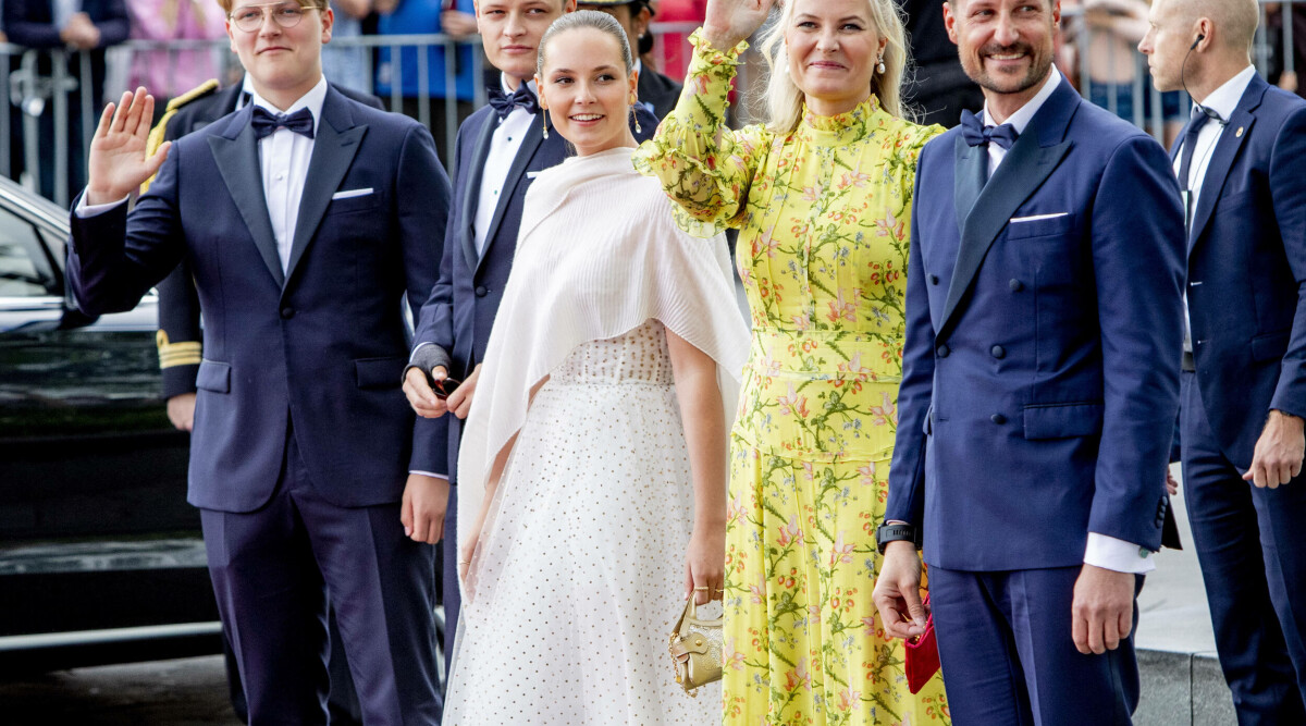 Kung Haakons ord om Mette-Marit och bonussonen Marius: "En gåva”