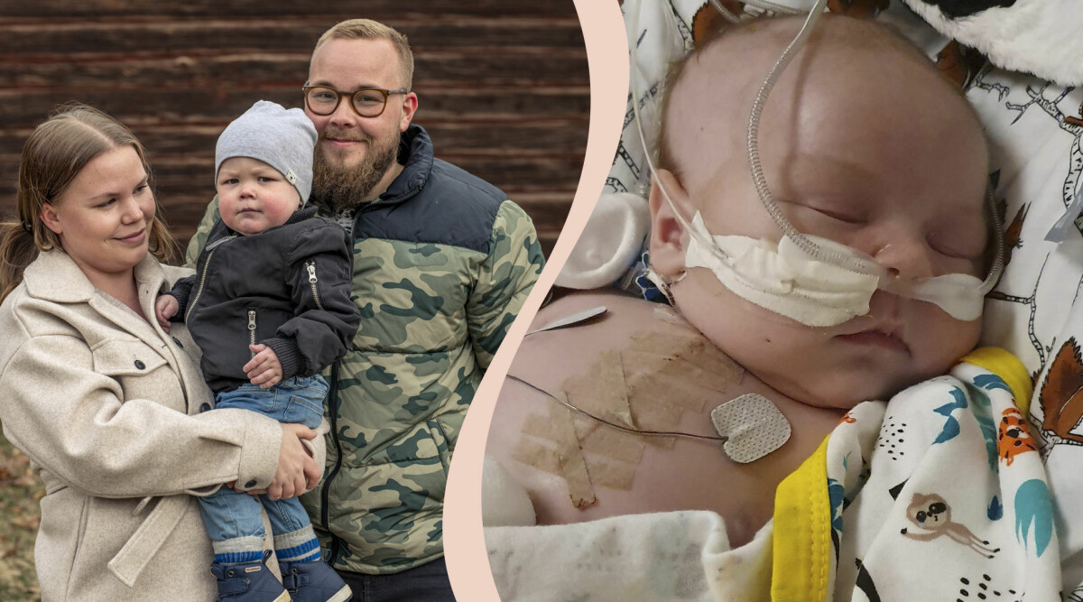 Hugo föddes med ett hjärtfel: ”Vi var nära att förlora honom”