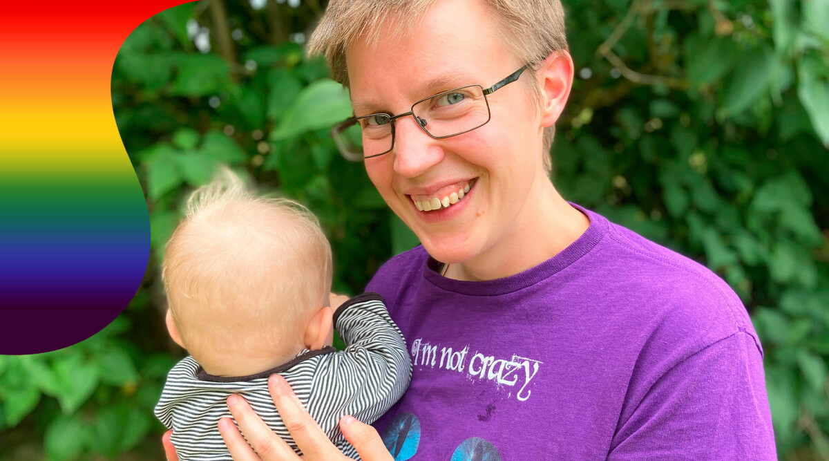 Transpersonen Kim födde barn – som pappa