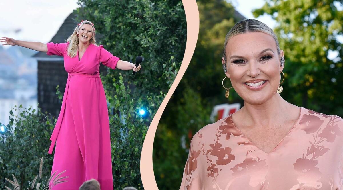 Sanna Nielsen leder Allsången för första gången som mamma: ”Gibson älskar när vi spelar musik”