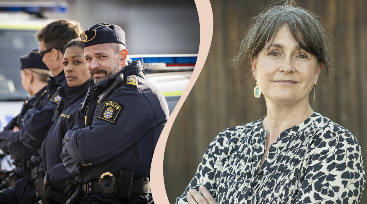 Manusförfattaren Cilla Jackert om Tunna blå linjen: ”Fascinerande hur poliser hanterar jobbet”