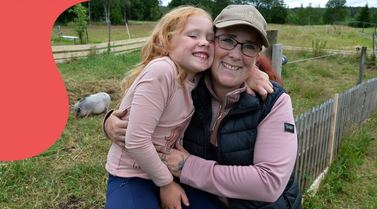 Flytten till landet blev en nystart för Erika: ”Jag fick kärleken, djuren och ett harmoniskt liv”