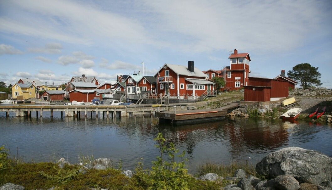 Hamnen i Rönnskär.