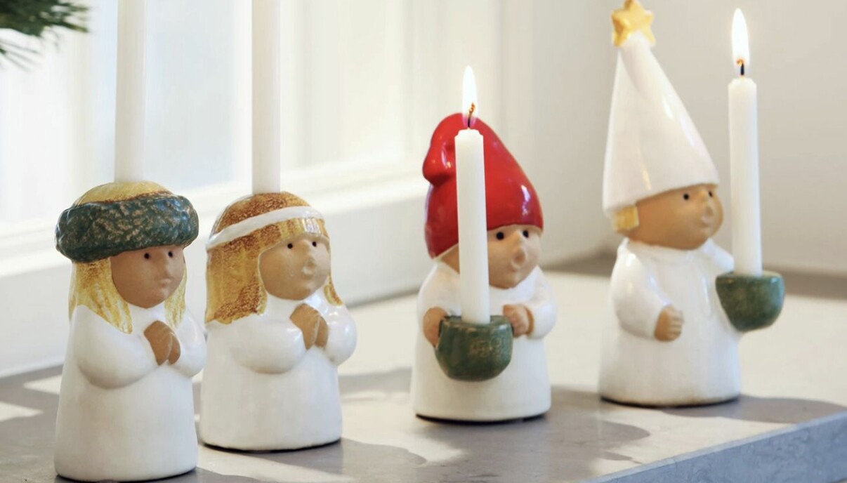 "Adventsbarn" som designades år 1980 har blivit en julklassiker i många hem. Foto: Royal design. Adventsbar från Rorstrand designade ar 1980.
