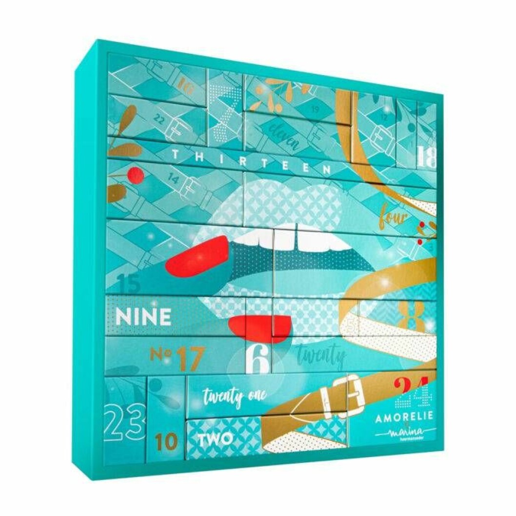 Adventskalender för par, oavsett läggning, med 24 överraskningar. Amorelie Erotisk Adventskalender