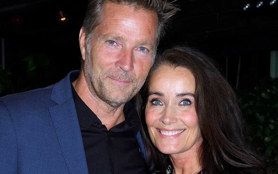 Agneta Sjödins egen kärlek heter Martin Lamprecht. Foto: TT Agneta Sjödin och Martin Lamprecht.