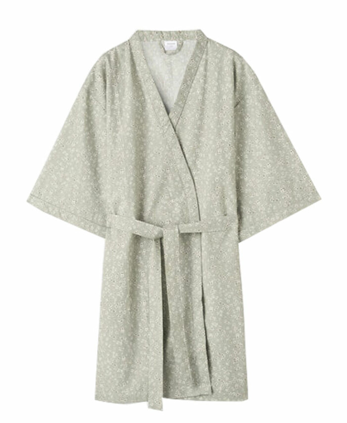 blommig styv kimono från Åhlens
