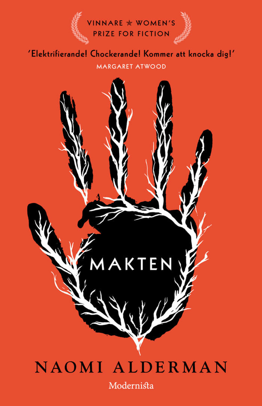 Makten, en dystopisk bok av Naomi Alderman.