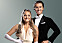 Alice Stenlöf och Hugo Gustafsson inför premiären av Let's dance 2020 i TV4.