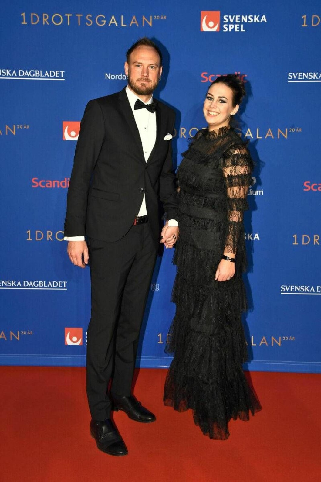 Röda mattan, Andreas Granqvist med frun Sofie 