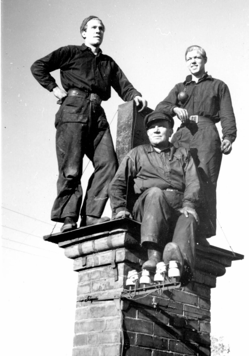 Från vänster; Annettes far Alf Dahlström, Beorg Dahlström (hennes farfar) och Kjell Westerlund. Från vänster; Annettes far Alf Dahlström, Beorg Dahlström (hennes farfar) och Kjell Westerlund.