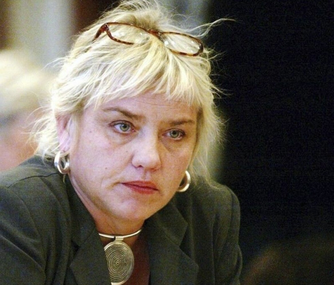 Anniken Annextad hade tidigare tusen järn i elden med chefsjobb och ett politiskt engagemang. Foto: Privat Anniken innan hon fick Alzheimers.