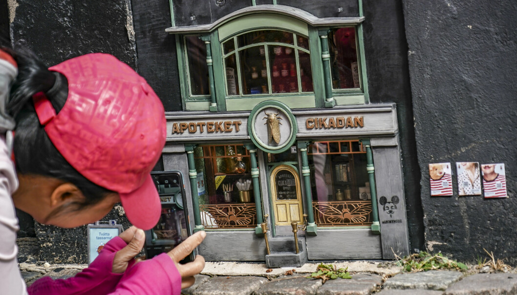 Anonymouse apotek Cikadan i Lund.