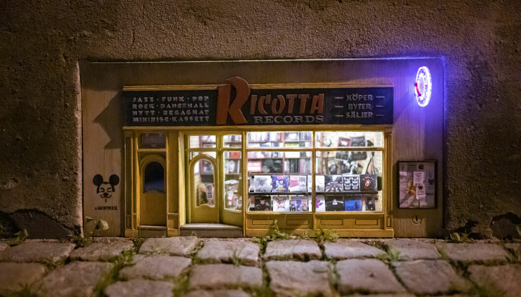 Anonymouse skivbutik Ricotta Records.