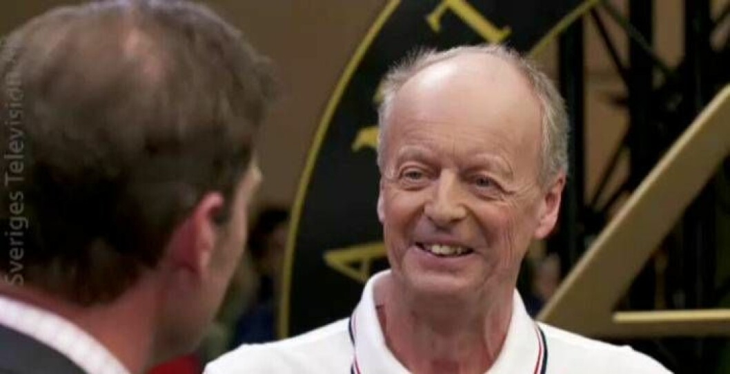 Kamerans ägare ler stort när värdet presenteras i SVT:s Antikrundan. 
