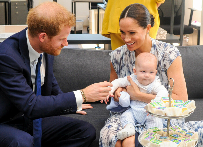 Meghan Markle och prins Harry tillsammans med sonen Archie.