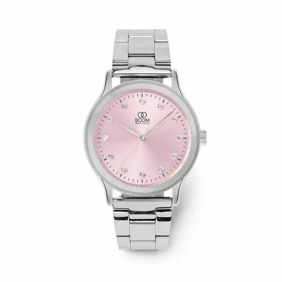 Armbandsur med rosa urtavla