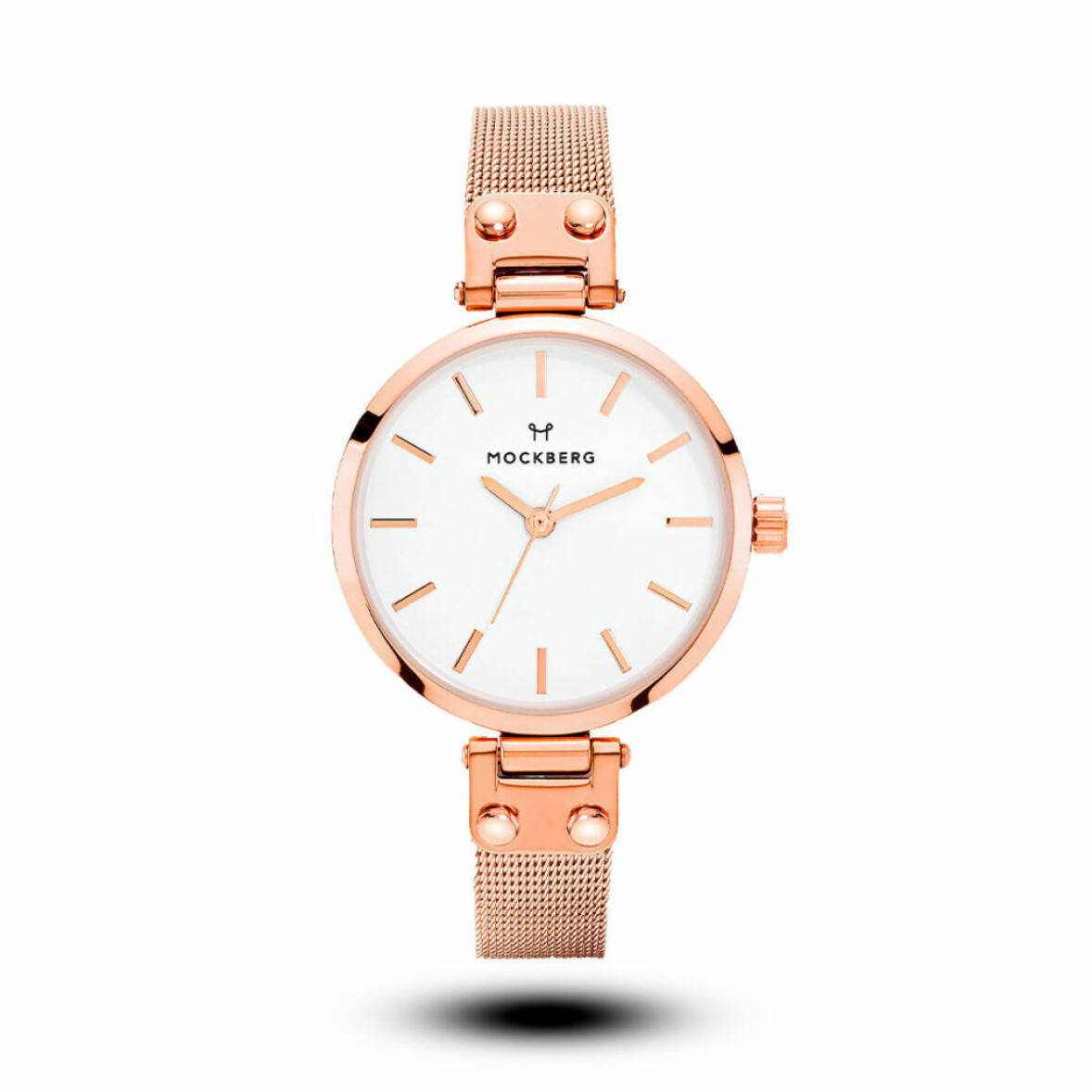 Armbandsur med vit urtavla