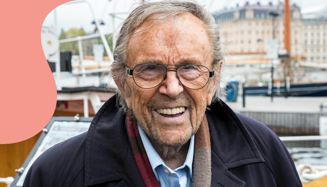 Porträtt av programledaren Arne Weise, som dog 89 år gammal
