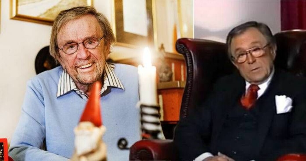 Vem får hedersuppdraget att guida tv-tittarna i jul? Det ska i alla fall inte vara förinspelat, anser veteranen Arne Weise. Bild. IBL Julvärdarnas julvärd Arne Weise