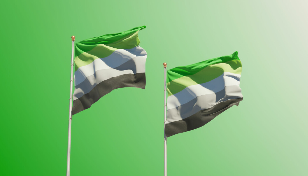 Aromantisk pride-flaggan