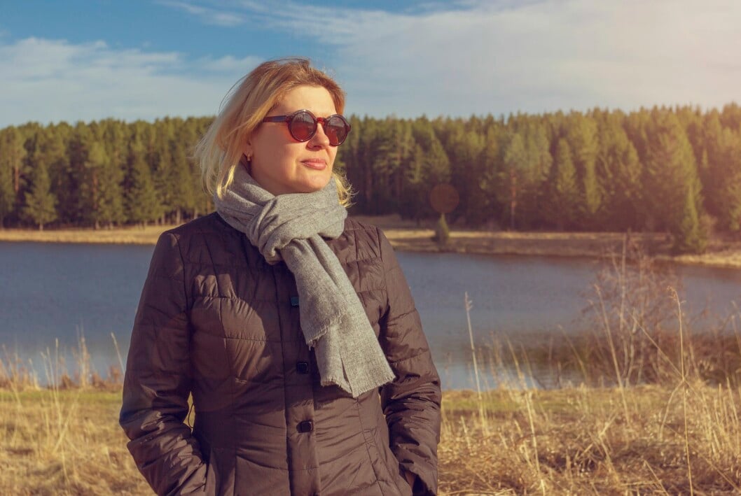 Livet måste gå vidare. Samtidigt vet Anna-Karin nu vikten av att förbereda för den dag man inte längre är här. (Bilden är arrangerad.) "Anna-Karin" ute i naturen. Hon har nu lämnat sitt hus och flyttat in i en tvåa.
