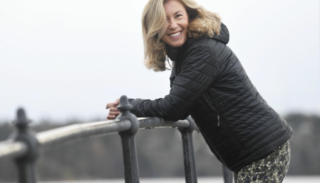 Idag vet Åsa Melin vad kroppen behöver när den är i övergångsåldern. Åsa Melin är ute på promenad, som hjälper mot klimakteriebesvär.