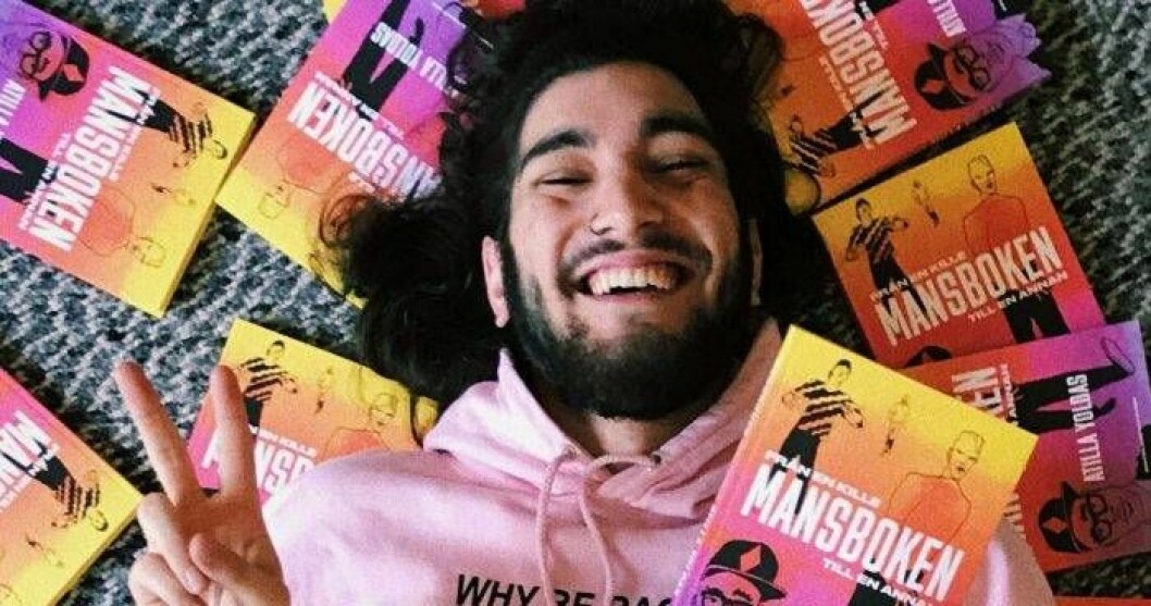Atilla Yoldas med "Mansboken – från en kille till en annan" som ges ut 2019.