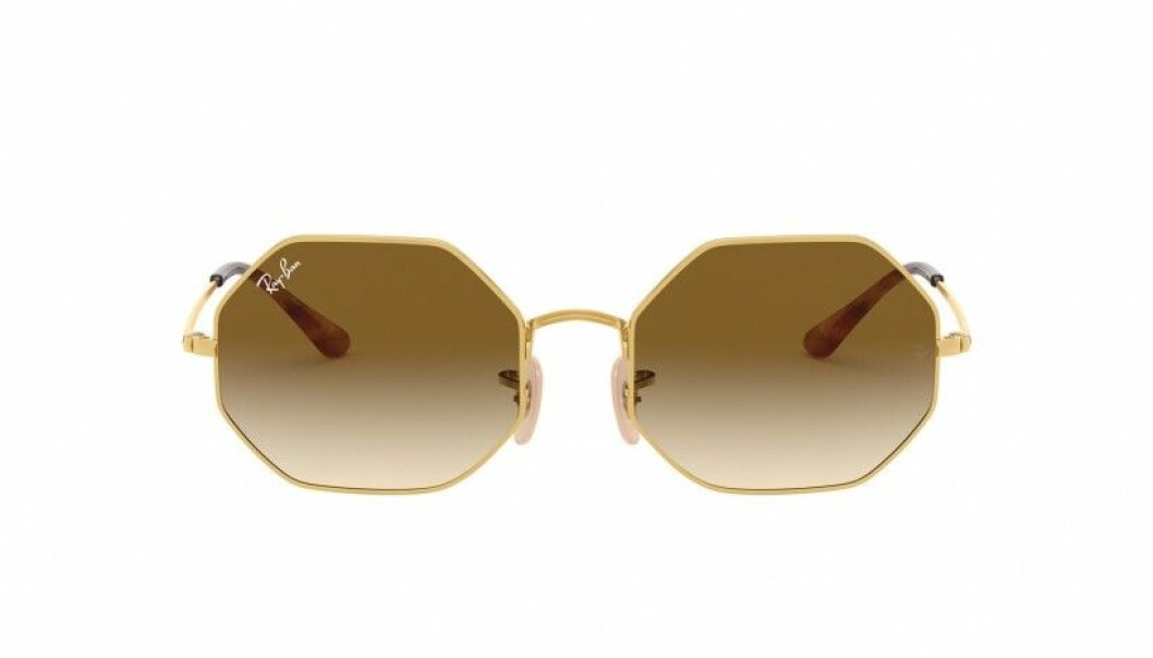 Åttakantiga solglasögon, Rayban.