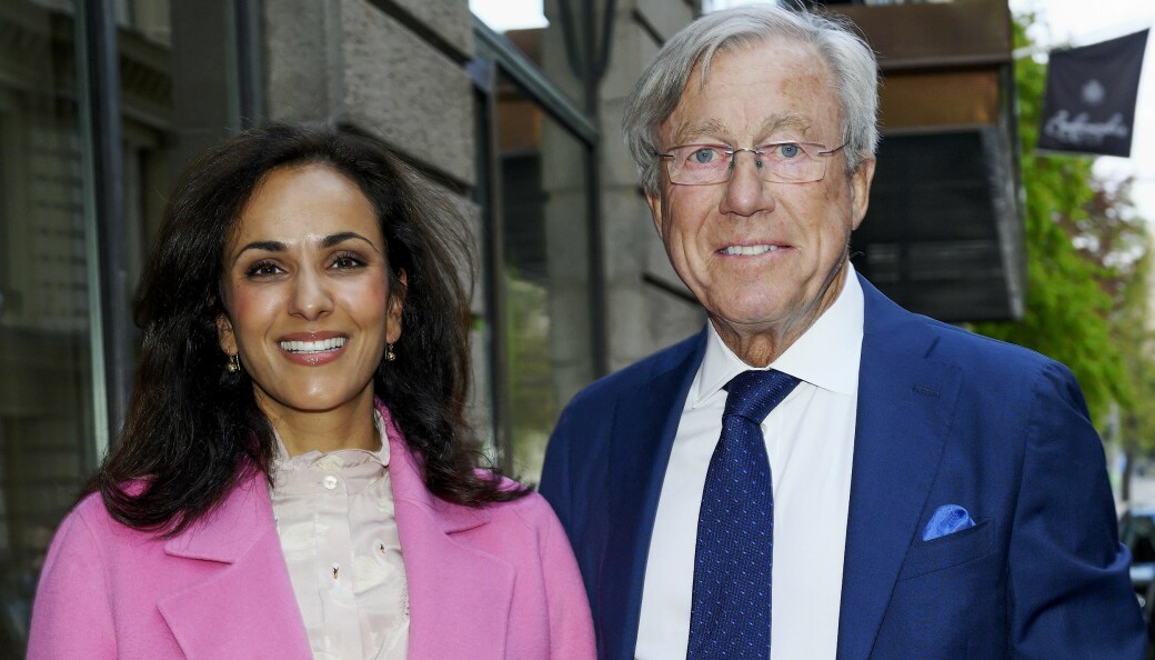 Bathina och Aje Philipson har varit ett par i över 20 år. Bathina och Aje Philipson inför en konstauktion i Stockholm 2019.