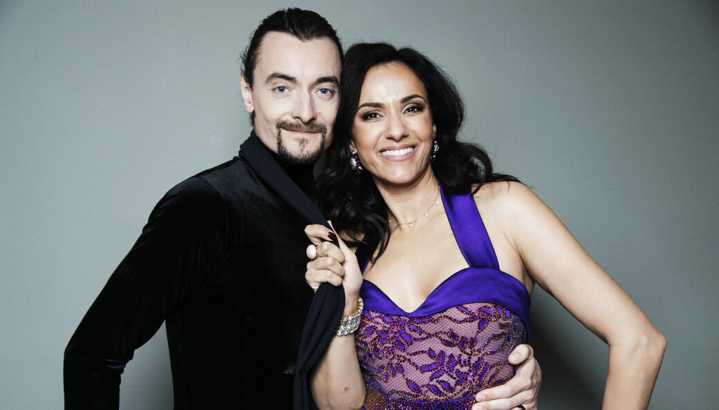Bathina Philipson tillsammans med Marc Christensen, som hon dansade tillsammans med i <em>Let's dance</em> 2020. Bathina Philipson och Marc Christensen dansade tillsammans i Let's dance 2020.