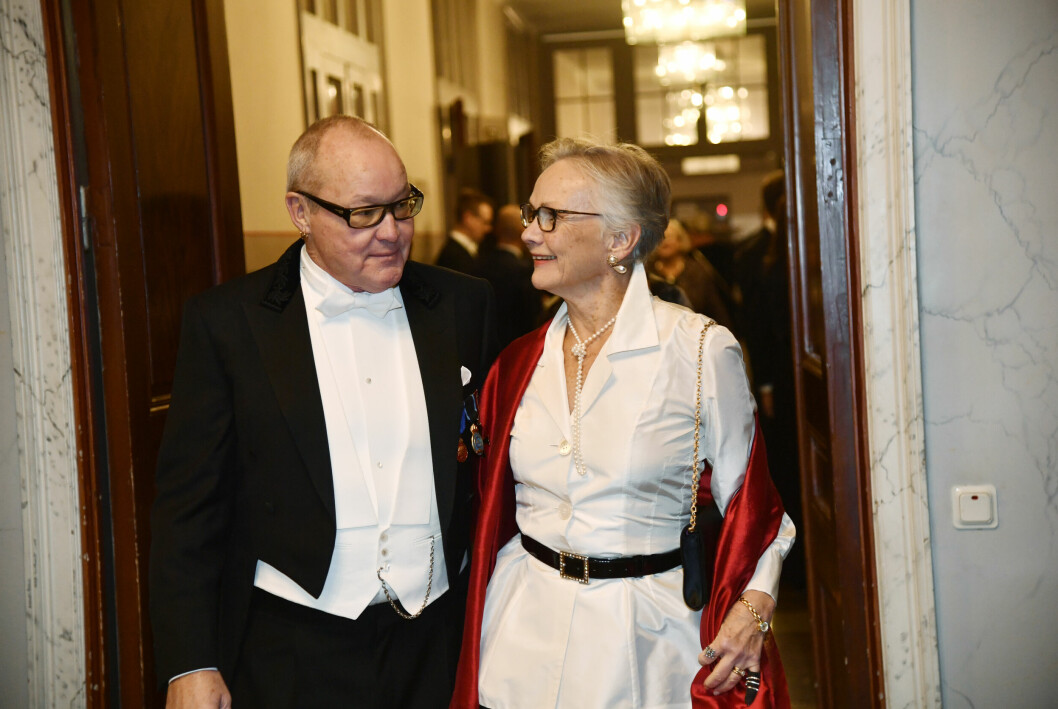 Nisse Landgren och Beatrice Järås närvarade vid Kungliga Musikaliska Akademiens högtidssammankomst samt 250-årsjubileum i december 2021. beatrice järås och nisse landgren