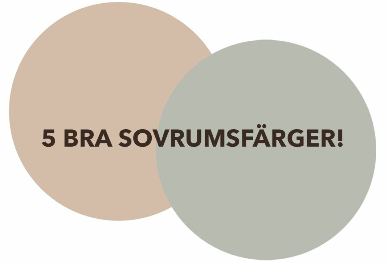 Beige och grön färg från Jotun