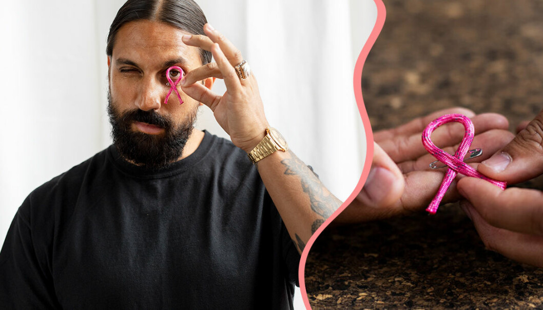 Ben Gorham med Rosa bandet 2019.