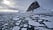 Berg och is vid Bellsund, Svalbard.