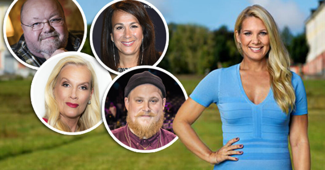 Deltagare i Biggest loser VIP 2018.