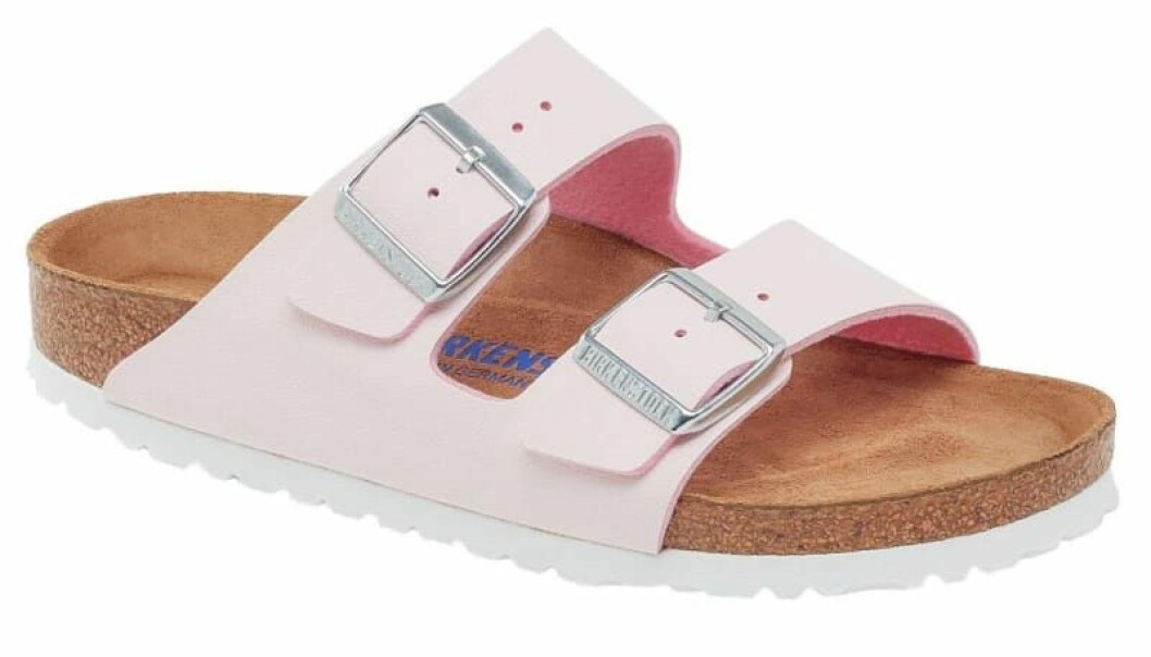 Rosa Birkenstock-sandaler