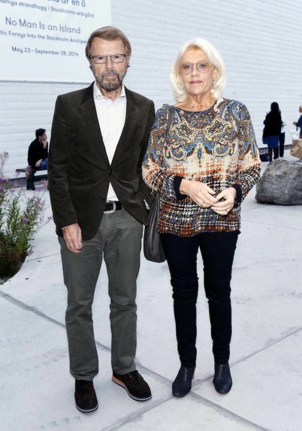 Björn med hustrun Lena på operapremiär. Foto: IBL