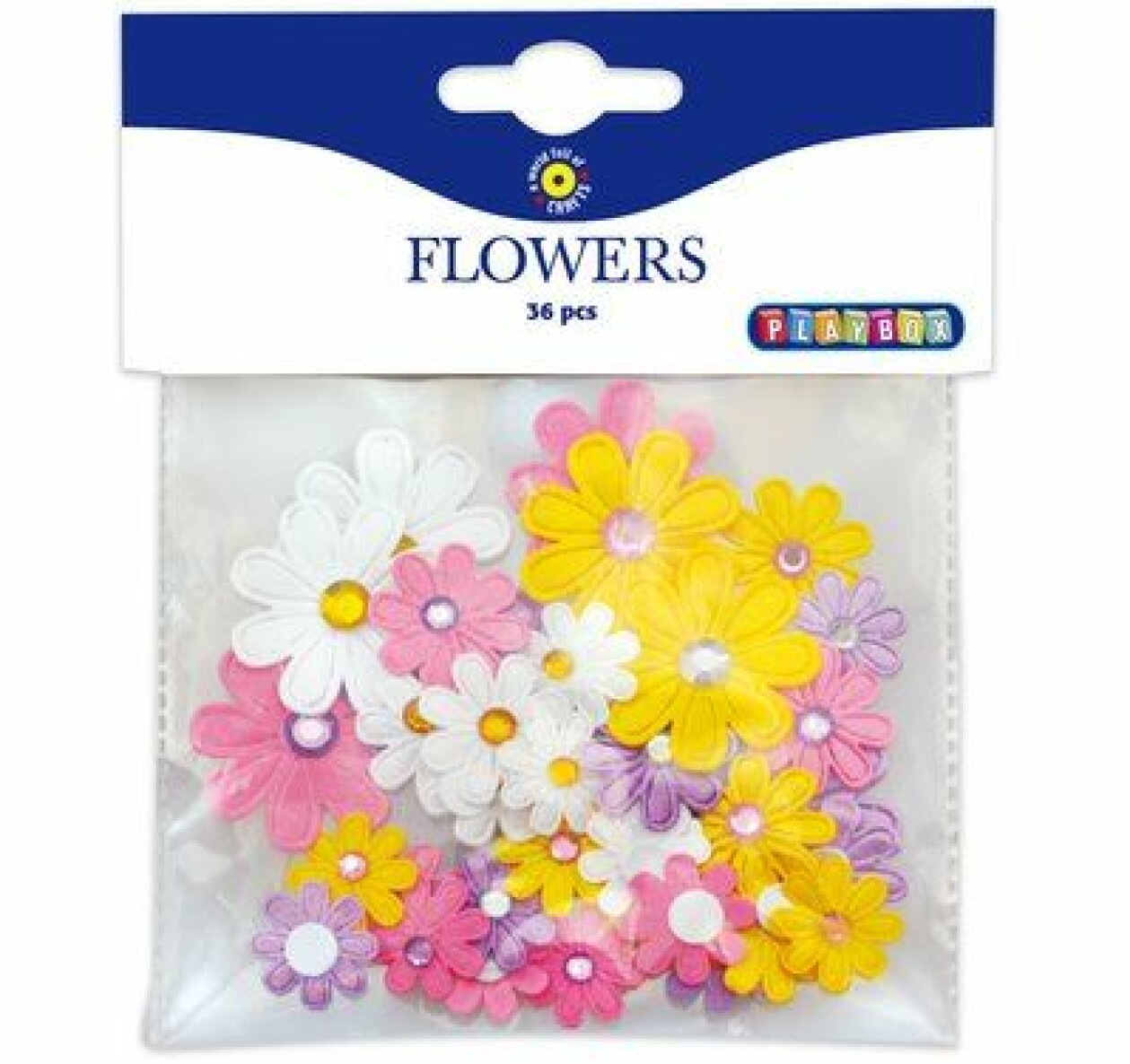 Självhäftande blommor.
