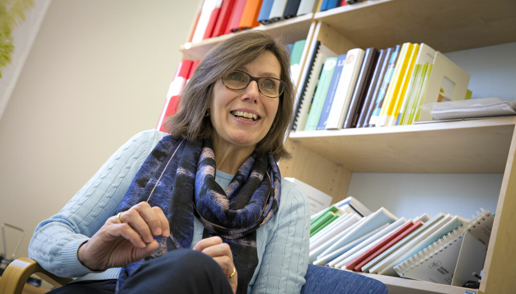 Bodil Ohlsson. Bodil Ohlsson, professor vid Lunds universitet som lett en ny studie om IBS, på sitt arbetsrum.