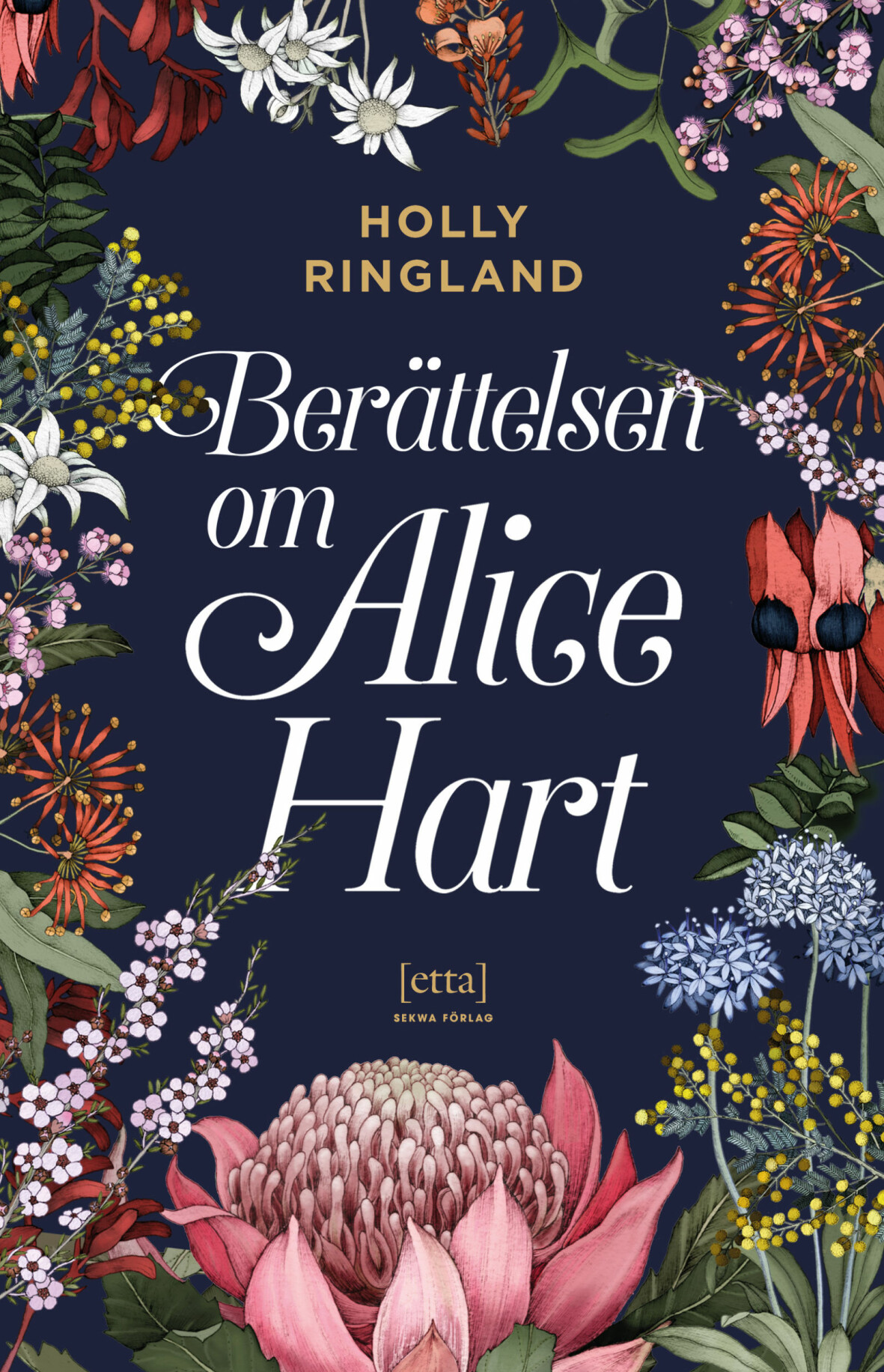 Berättelsen om Alice Hart är utgiven i Sverige på Ekwa förlag. Bokomslag på Holly Ringlands bok Berättelsen om Alice Heart.