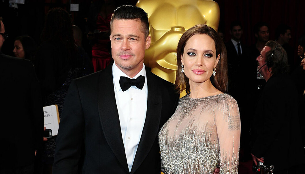 Brad Pitt och Angelina Jolie på Oscarsgalan 2014