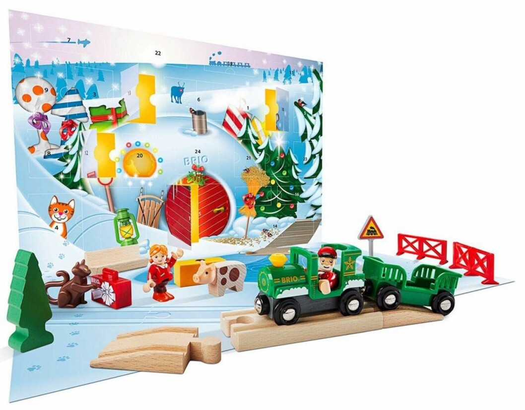 Brio leksakståg adventskalender