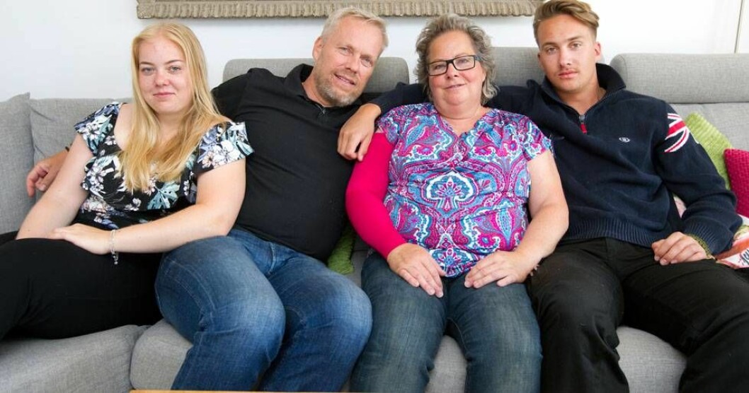 Familjen var Cecilias stora stöd när hon drabbades av bröstcancer. Familjen var Cecilias stora stöd när hon drabbades av bröstcancer.