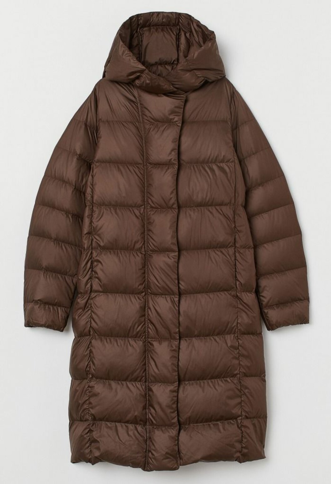 Brun dunkappa med kapuschong, från H&M