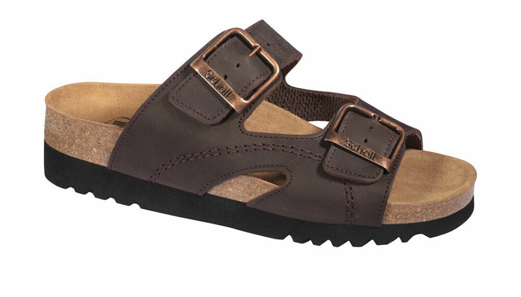 Brun sandal Scholl.